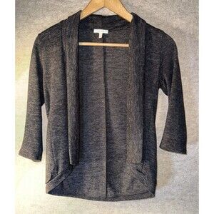 Maurices Size S Open Front Cardigan Sweater Gray Long Sleeve Outdoor Casual